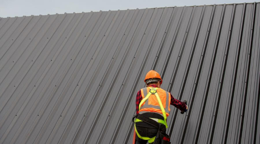 Professional metal roof installation services in Brockport, PA